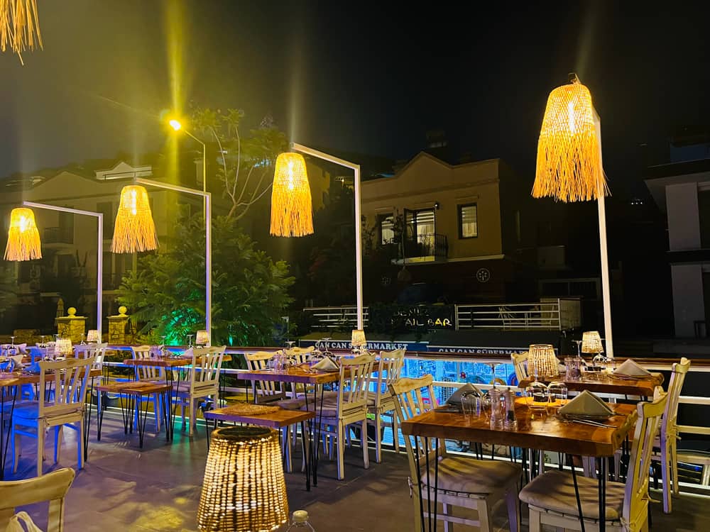 Porcini Restaurant Kalkan ambiyans