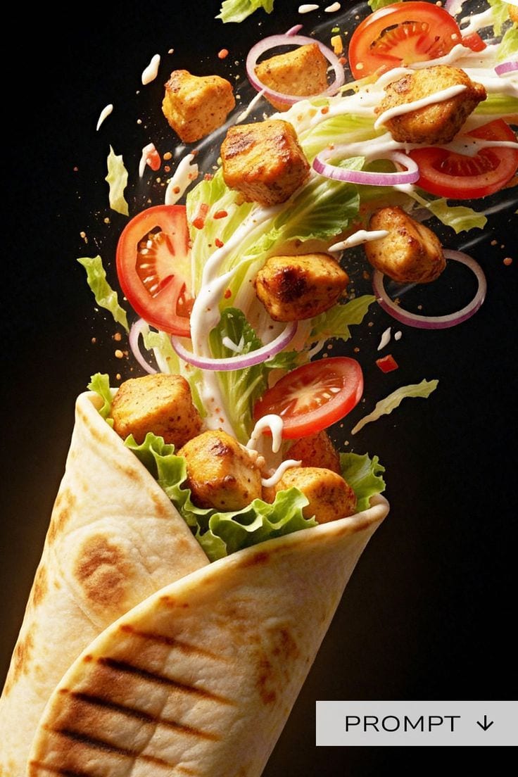 Street Munch tavuklu wrap