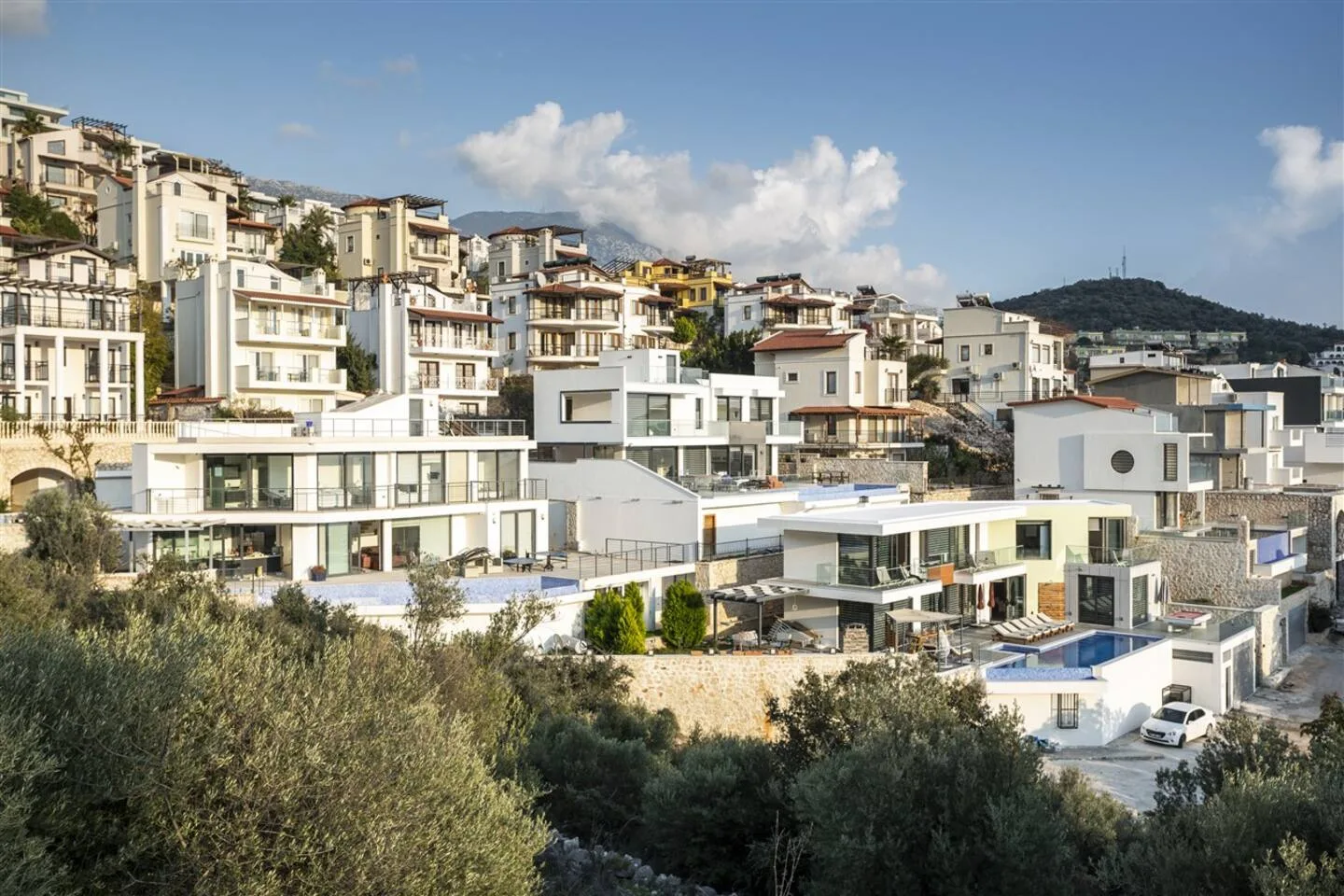 Kalamar Kalkan havadan görünüm